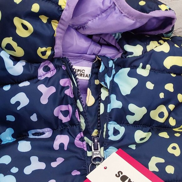 'EPIC THREADS' POSYI 'PACKABLE PALS' WATER-RESISTANT PUFFER STYLE HOODED COAT - Picture 11 of 15